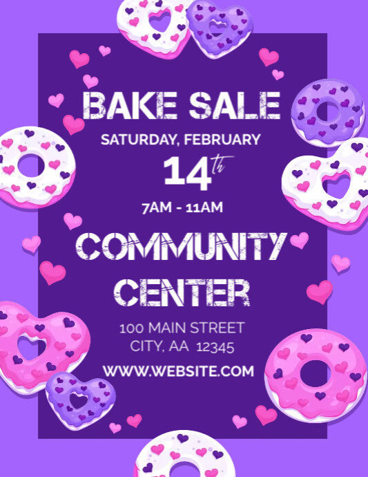 Bake Sale PosterMyWall