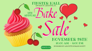 Groen Bake Sale Event Digitalt display Template