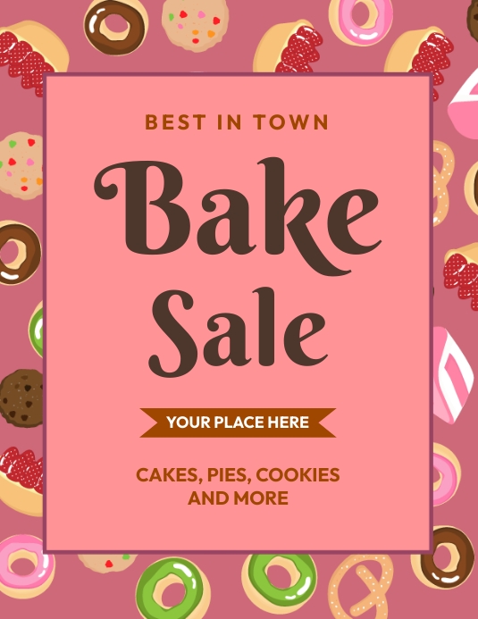 Bake Sale Template PosterMyWall bake-sale-template-postermywall