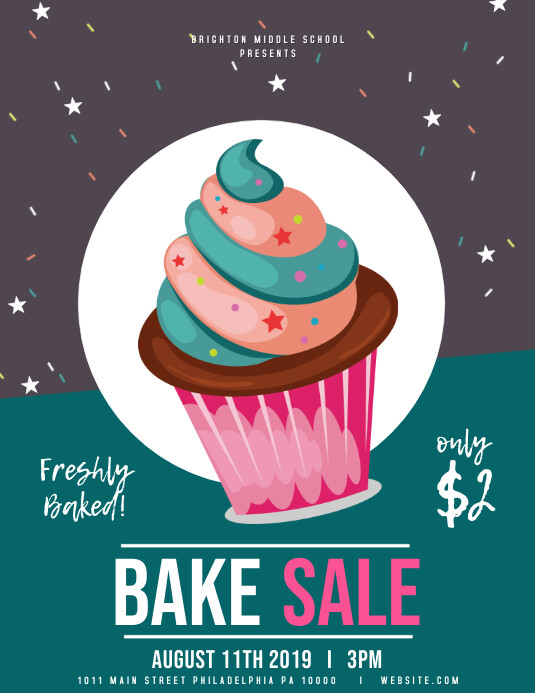 bake sale Template PosterMyWall