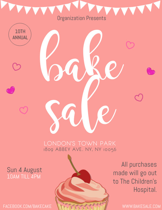 Awsome Qr Code Design 846+ Free Bake Sale Flyer Templates | PosterMyWall