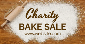 Bake Sale ภาพที่แชร์บน Facebook template