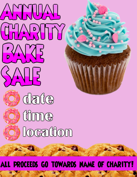 Bake Sale Flyer Template PosterMyWall