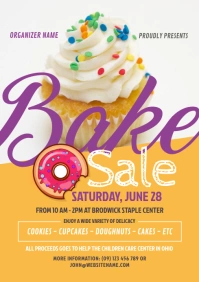 Bake Sale Flyer A4 template