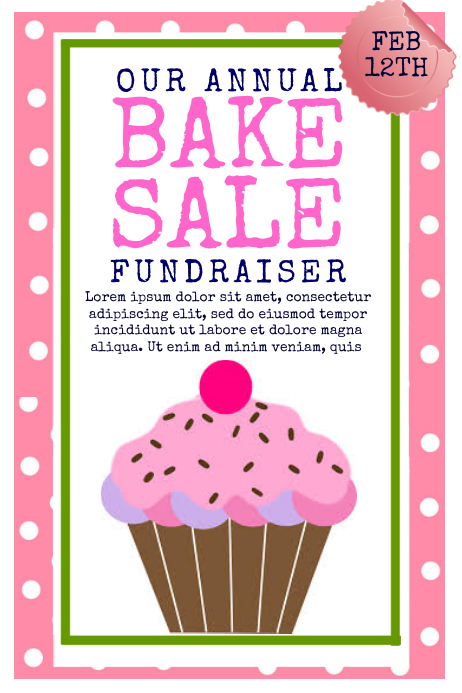 Copy of BAKE SALE  PosterMyWall