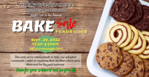 Bake Sale Fundraiser ภาพที่แชร์บน Facebook template