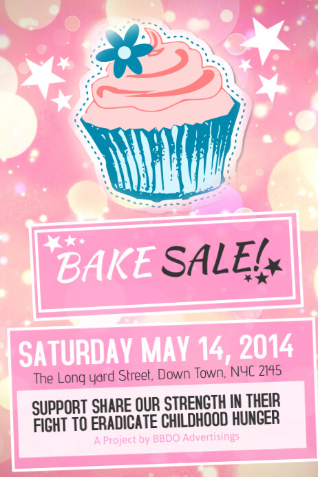 Bake Sale Poster Template | PosterMyWall