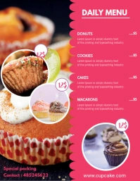 Bake Sale Price List Template