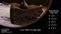Bakery & coffee shop digital signage Цифровой дисплей (16 : 9) template