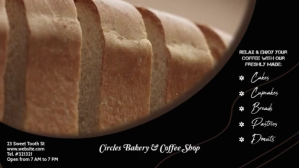 Bakery & coffee shop digital signage template