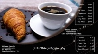 Bakery & coffee shop digital signage template