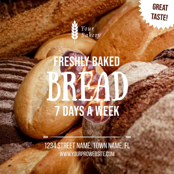 Bakery Template PosterMyWall