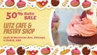 Bakery Discount Promotion Facebook Cover Video template