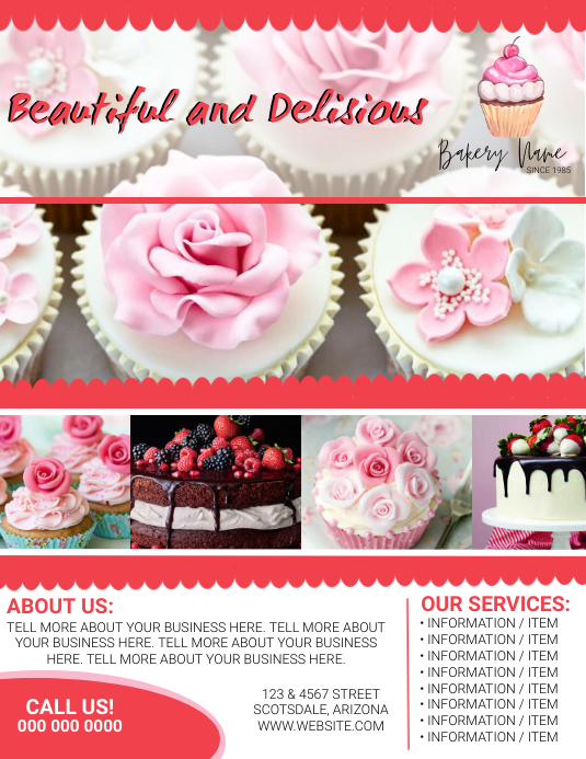 Flyer Roti Design Brosur Template Iklan Selebaran Roti | PosterMyWall
