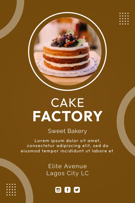 Bakery Flyer Template PosterMyWall
