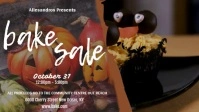 Bakery Halloween themed Facebook Cover Video template
