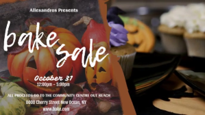 Brun Bake Sale Event Film w tle na Facebooka Template