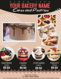 Bakery Shop Flyer template