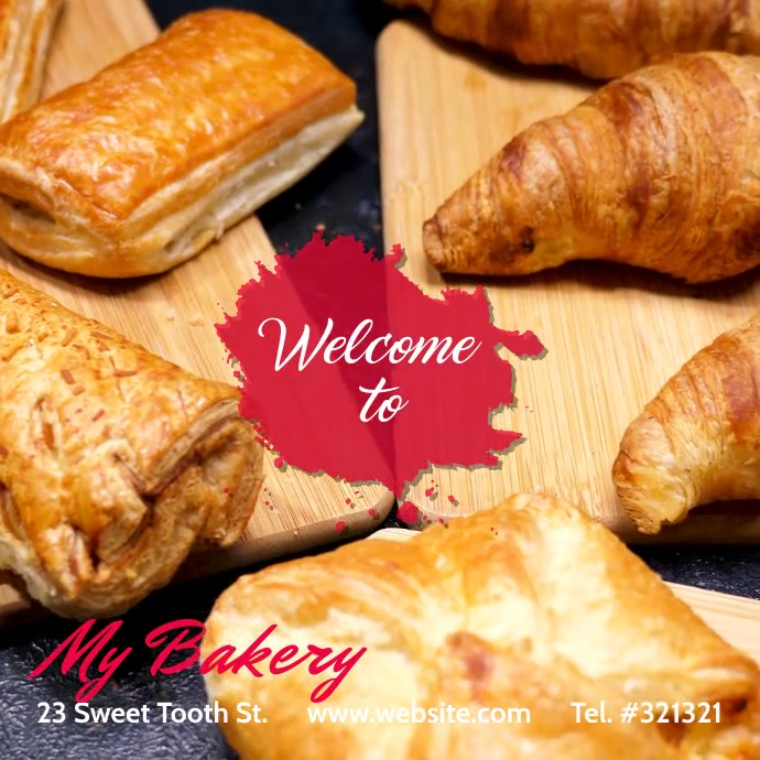 bakery shop template PosterMyWall