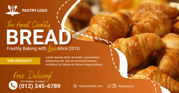 Bakery Promotion Facebook Post Template | PosterMyWall