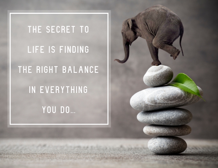 Balance Quote Poster Template | PosterMyWall