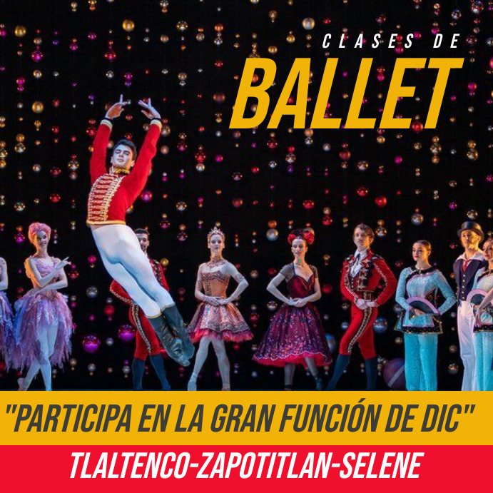 ballet cascanueces Instagram Post template