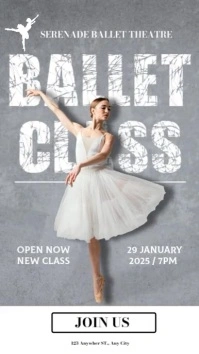 Ballet Class Instagram Story template