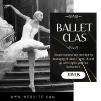 Ballet Class  Square (1:1) template