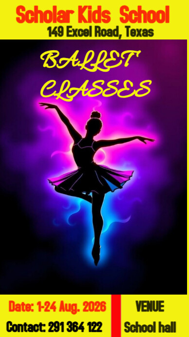 Ballet classes Isimo se-WhatsApp template