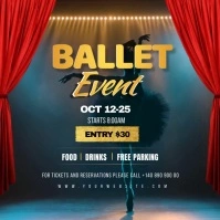 ballet dance Instagram Post template