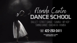 Ballet Dance School Promo Template Ecrã digital (16:9)