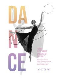Ballet Dance Template PosterMyWall