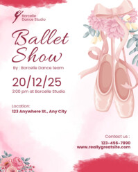 BALLET SHOW INSTAGRAM POST template