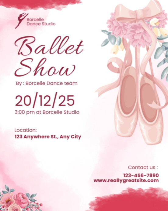 BALLET SHOW INSTAGRAM POST Template | PosterMyWall