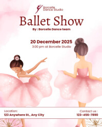 BALLET SHOW INSTAGRAM POST template