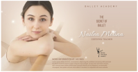 Ballet Template Flyer Imagen Compartida en Facebook