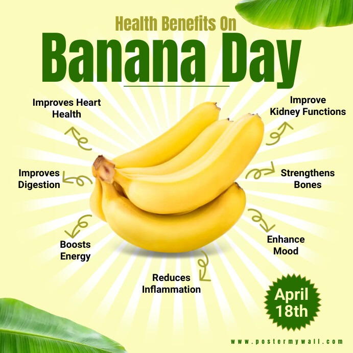 Banana Day Post template