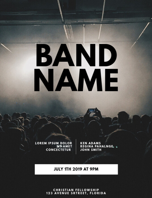Copy of Band Concert Event Flyer Template PosterMyWall