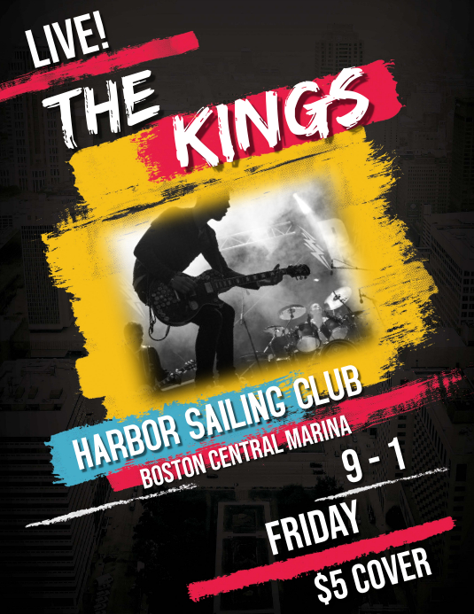 Band Concert Flyer Template PosterMyWall