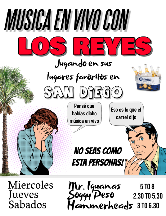 band Flyer (US Letter) template