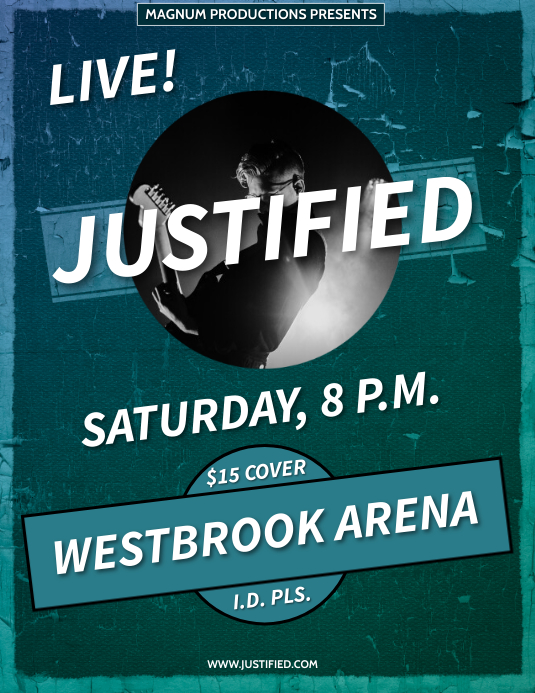 BAND Flyer (US Letter) template