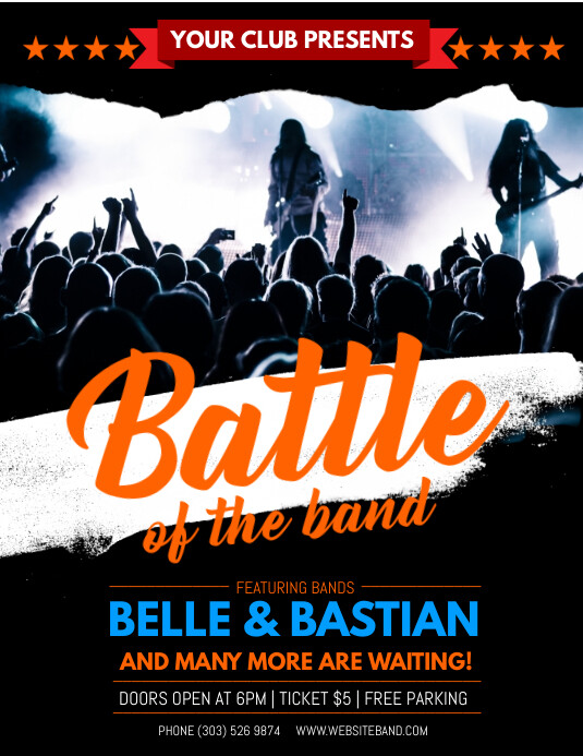 Band Flyer Template PosterMyWall