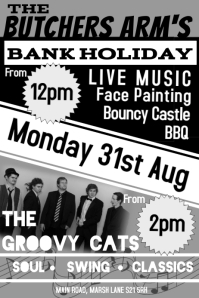 customizable design templates for band poster postermywall twin peaks band flyer