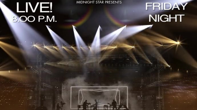 Music Concert Digital Display Template | PosterMyWall