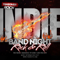 Band Night Concert Instagram Post template