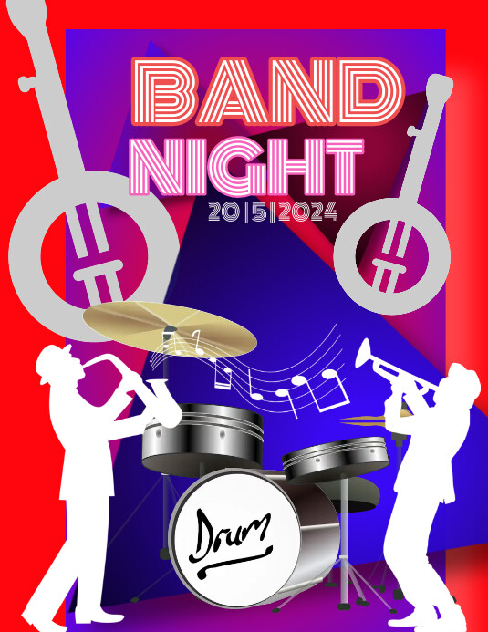Band night flyer template | PosterMyWall