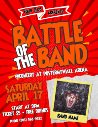 Battle Of The Bands Poster, Battle Of The Bands Flyer, Battle Of The ...