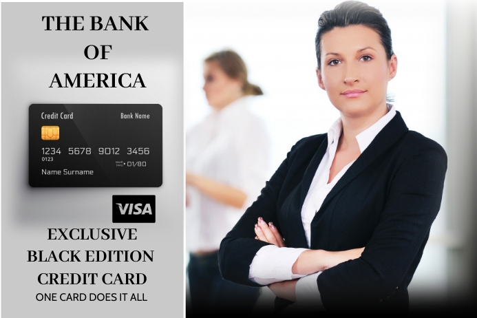 Bank Card Template | PosterMyWall