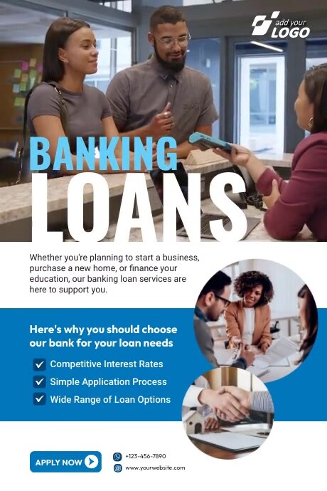 Banking Loan Services Poster Template PosterMyWall Banking Loan Services Poster Template PosterMyWall