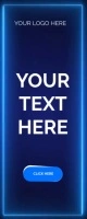 BANNER ADS ป้ายโรลอัป 2' × 5' template